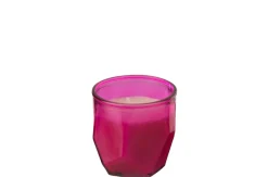 ohgreen Kaarsen|Kaars origami glas fuchsia 30u