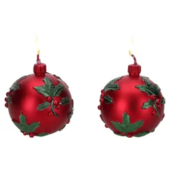 ohgreen Kerstdecoratie|Kaars set van 2 stuks