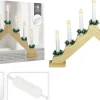 ohgreen Deco Verlichting Binnen|Kaarsenbrug hout 7 lampen