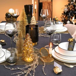 ohgreen Sfeermakers|Kandelaar 10xH9cm metaal goud Pillar