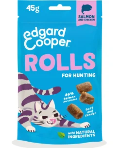 ohgreen Kat Voeding|Kattensnacks | ec rolls zalm&kip 45g