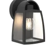 ohgreen Verlichting|Kelsey wandlamp - helder glas mat zwart e27 40w