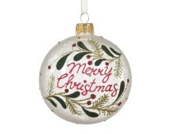 ohgreen Thema Classic|Kerstballen|Kerstbal glas helder 8cm transparant