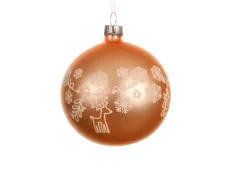 ohgreen Thema Cosy|Kerstballen|Kerstbal glas mat kerstdecoratie