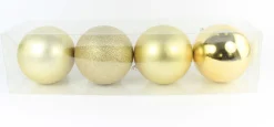 ohgreen Kerstballen|Kerstbal goud (4sts)