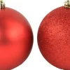 ohgreen Kerstballen|Kerstbal kerstrood (4sts)
