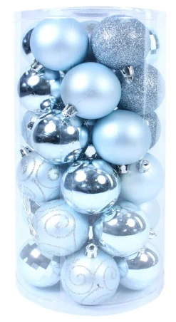 ohgreen Kerstballen|Kerstbal lichtblauw (30sts)