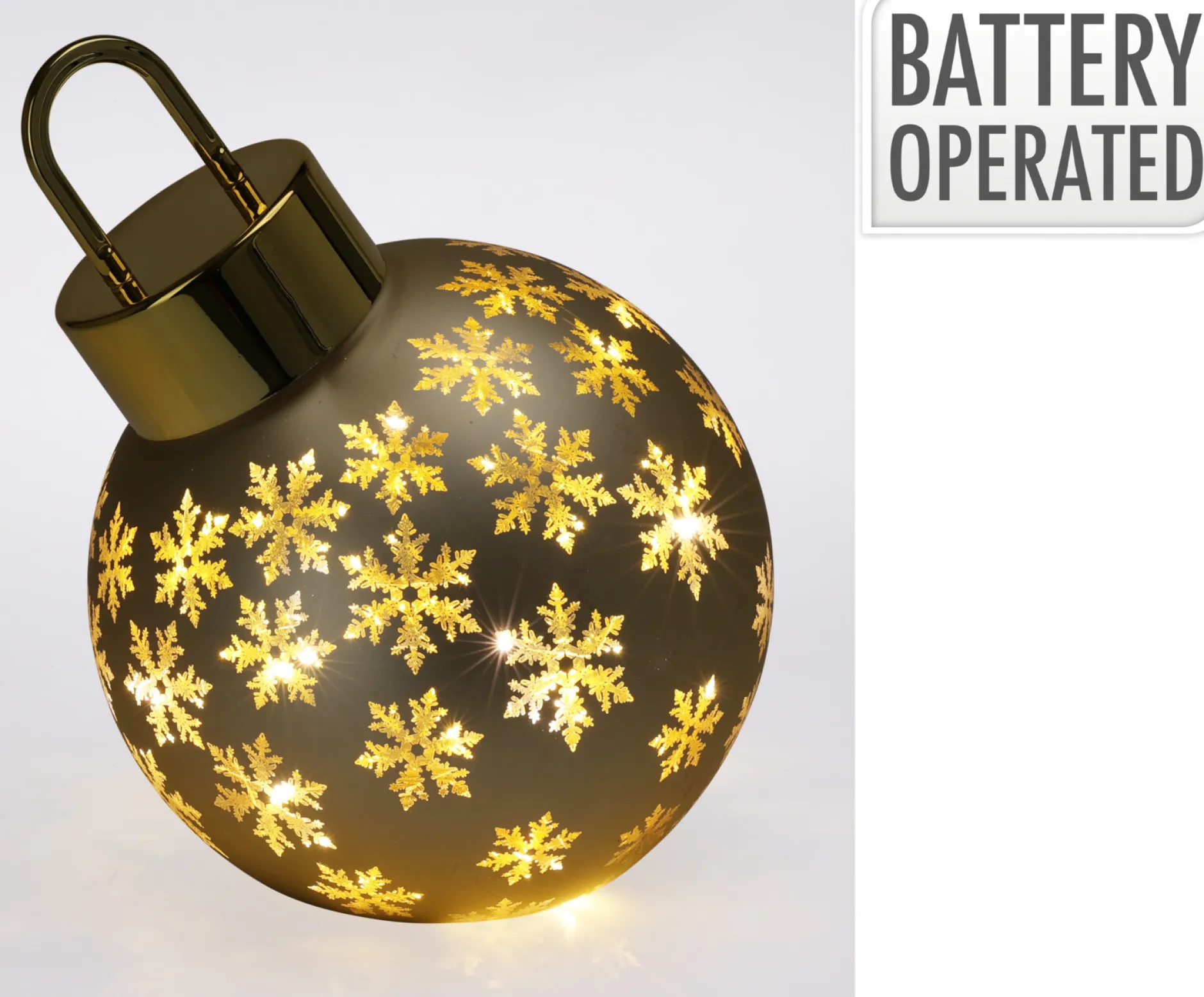 ohgreen Deco Verlichting Binnen|Kerstbal met led 20cm