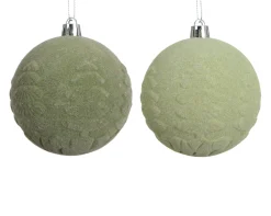 ohgreen Thema Cosy|Kerstballen|Kerstbal polystyreen fluweel