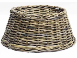 ohgreen Kerstbomen|Kerstboomhuls rotan grijs d75h20cm