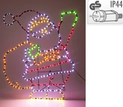 ohgreen Deco Verlichting Buiten|Kerstman 70cm 321 led