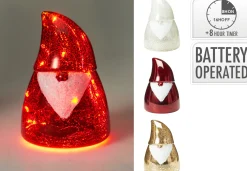 ohgreen Thema Classic|Deco Verlichting Binnen|Kerstman met led 14cm