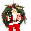 ohgreen Kerstdecoratie|Kerstman op krans 30cm