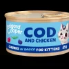 ohgreen Kat Voeding|Kitten kabeljauw&kip saus 85g