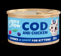 ohgreen Kat Voeding|Kitten kabeljauw&kip saus 85g