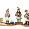 ohgreen Lemax Kerstdorpen|Knutselelfjes, set van 3
