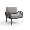 ohgreen Tuinmeubelen|Komodo poltrona antracite grigio
