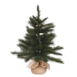 ohgreen Kerstbomen|Kerstbomen Kunststof|Kunstkerstboom m-burlap h60cm