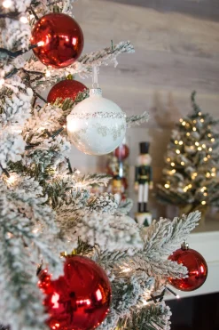 ohgreen Kerstbomen|Kerstbomen Kunststof|Kunstkerstboom Oslo flocked h225cm