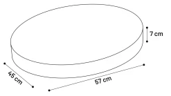 ohgreen Slaapplaats|Kussen bonny uil bruin 57x45x7cm