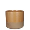 ohgreen Potten En Vazen|Lago pot rond bruin - h16,5xd18cm