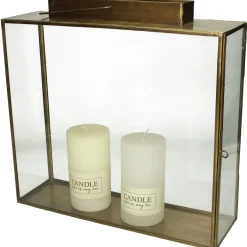 ohgreen Sfeermakers|Lantaarn messing goud 35x10x34cm