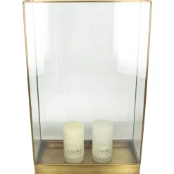 ohgreen Sfeermakers|Lantaarn messing goud 34x15x55cm