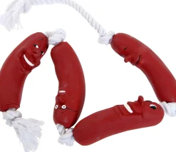 ohgreen Speelgoed|Latex worsten aan koord 72cm