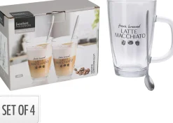 ohgreen Servies|Latte macchiato glas set van 4