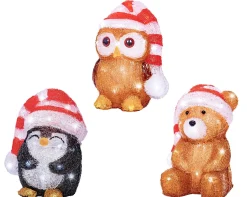 ohgreen Deco Verlichting Buiten|Led dier acryl steady batterij