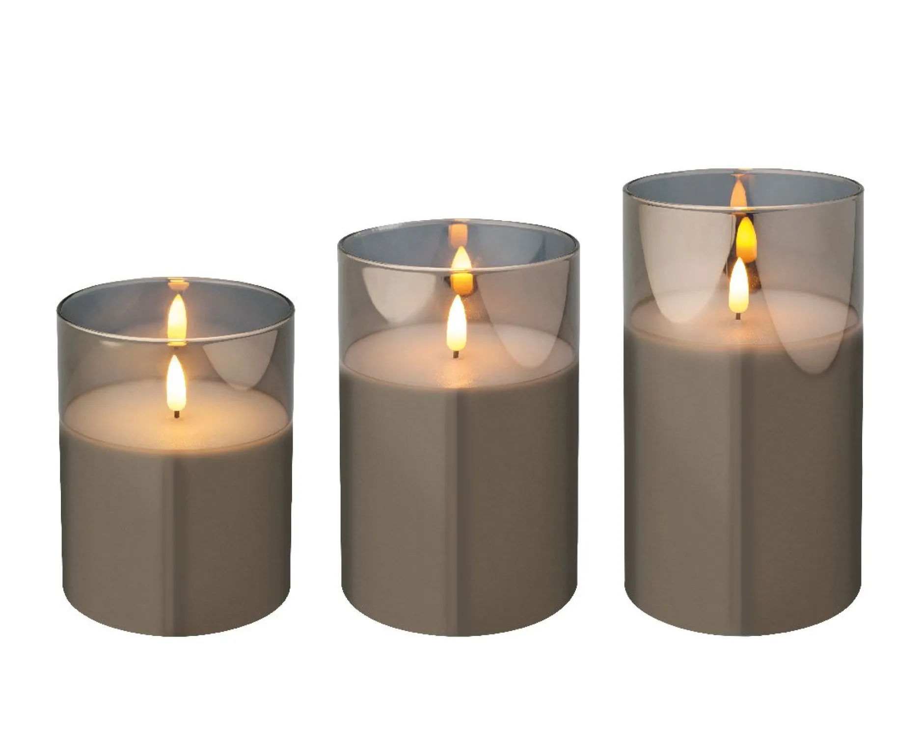 ohgreen Deco Verlichting Binnen|Led kaars glas steady batterij