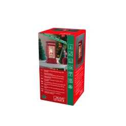 ohgreen Deco Verlichting Binnen|Led kerstlantaarn telefooncel met kerstman