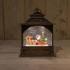 ohgreen Deco Verlichting Binnen|Led lantaarn kerstman glitterwater
