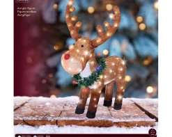 ohgreen Deco Verlichting Binnen|Led rendier acryl steady