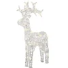 ohgreen Deco Verlichting Buiten|Led rendier zacht acryl reindeer flashing effect 89cm transparant/warm wit