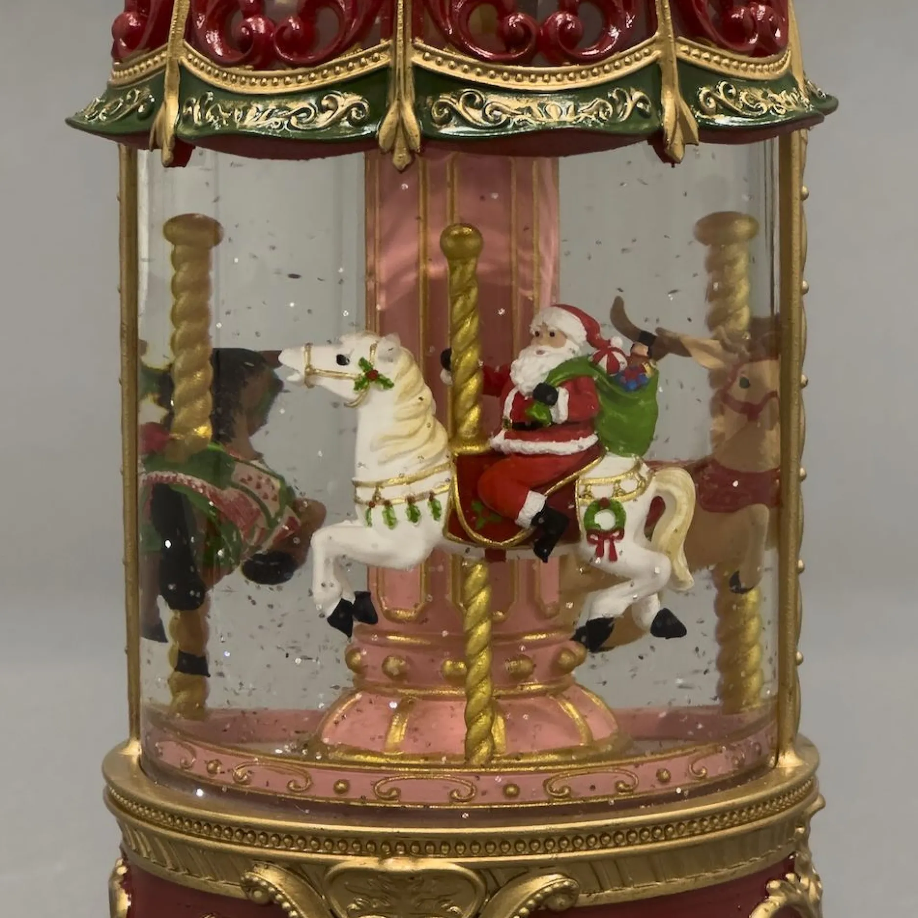 ohgreen Deco Verlichting Binnen|Led ronde carroussel met roterende dieren