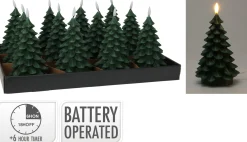 ohgreen Deco Verlichting Binnen|Ledkaars kerstboom