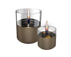 ohgreen Lantaarns Olielampen En Fakkels|Lilly 8 & 10 - set van 2 kaarsen