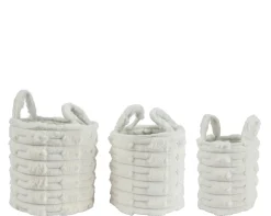 ohgreen Thema Cosy|Kerstdecoratie|Mand polyester