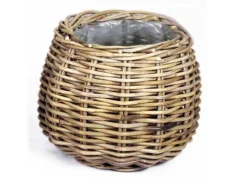 ohgreen Potten En Vazen|Mand rond grijs D26H24CM