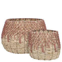ohgreen Potten En Vazen|Mand roze - h26xd32cm