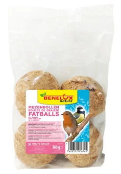 ohgreen Vogels Voeding|Mezenbollen per 4 stuks bessen/ fruit zonder net 360g