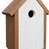 ohgreen Voederhuisjes En Aanverwanten|Mezenkast 19,5x13x27 dubbel dak wit