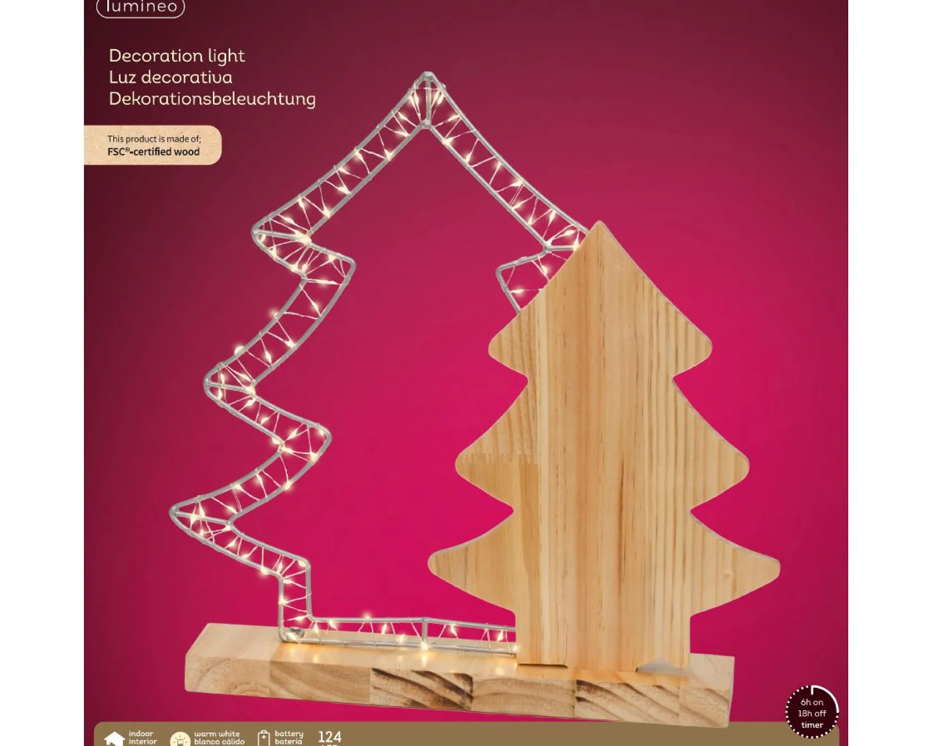 ohgreen Thema Cosy|Deco Verlichting Binnen|Micro led frame steady batterij