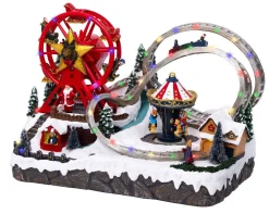 ohgreen Lemax Kerstdorpen|Microled scenery kermis