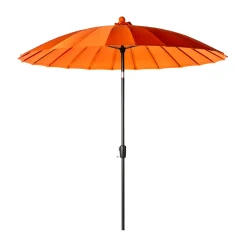 ohgreen Parasol|Mid pole Verona d250cm zwart-oranje