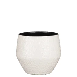 ohgreen Potten En Vazen|Morris pot rond wit - h21xd24cm