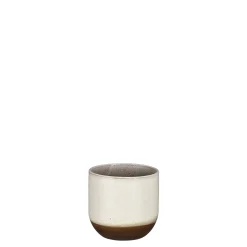 ohgreen Potten En Vazen|Nora pot rond off white glaze - h13xd14cm