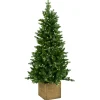 ohgreen Kerstbomen Kunststof|Kerstbomen|Norfolk pe table tree w/pot 137cm 200l transfo