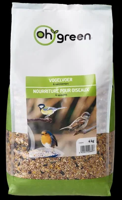 ohgreen Vogels Voeding|Oh'Green 4 Seizoenen 4kg